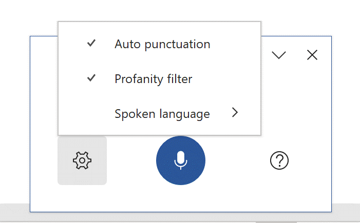 Improved Dictation Tool in Word and Outlook
